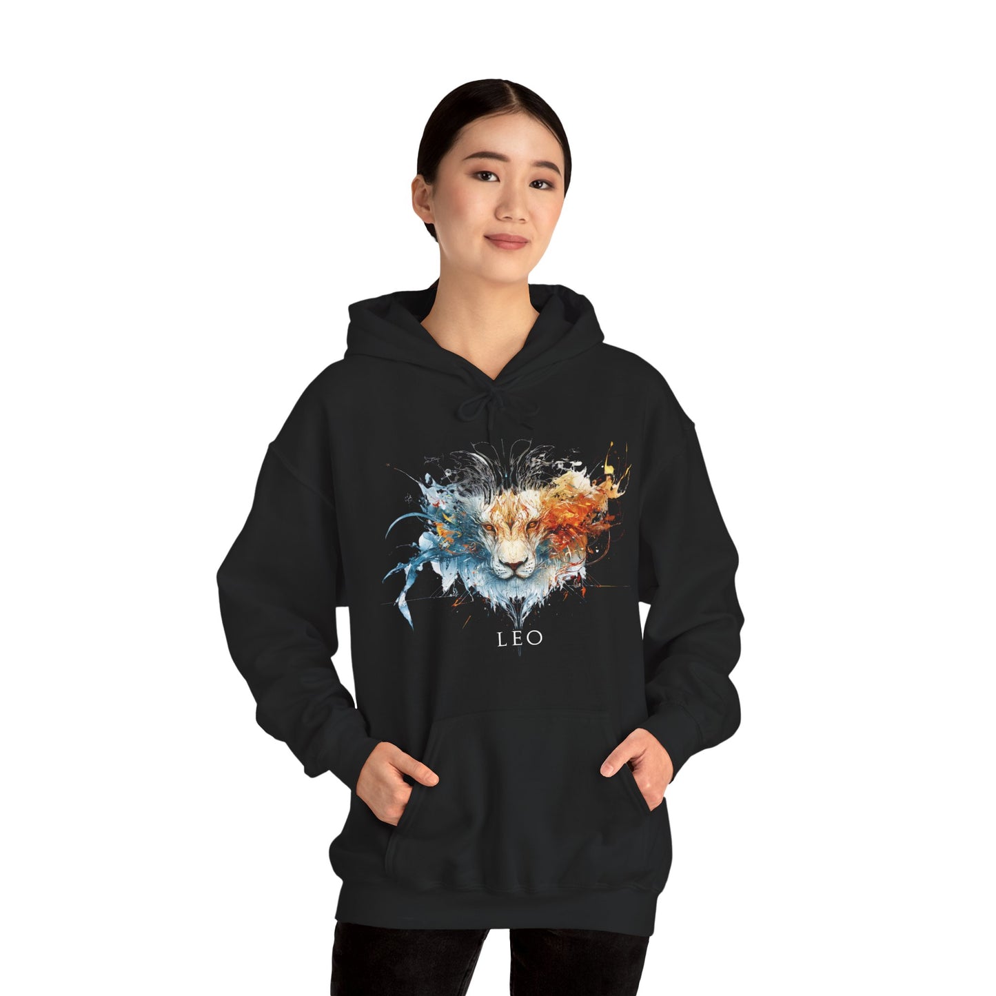 Leo Lion Heavy Blend™ Hoodie  | Zodiac Line