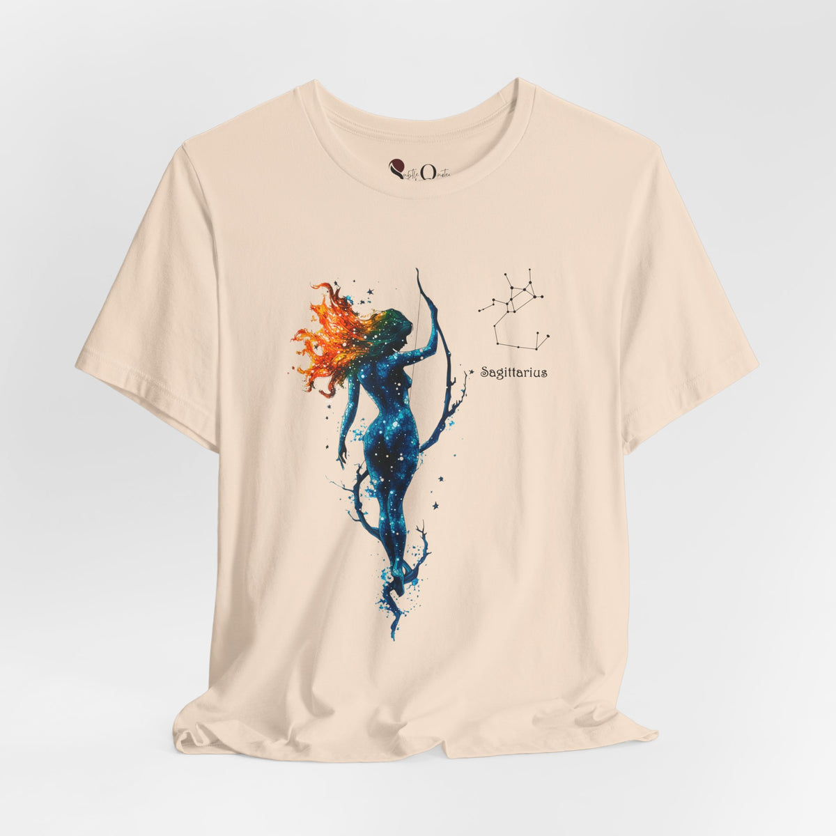 Sagittarius Zodiac T-Shirt Soft Cream T-Shirt