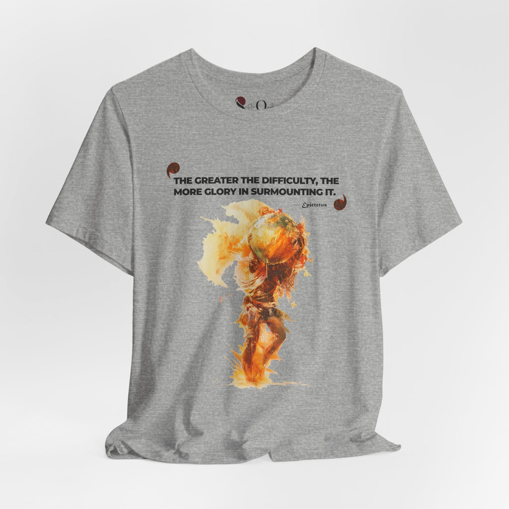 Atlas of Glory | Epictetus Athletic Heather T-Shirt