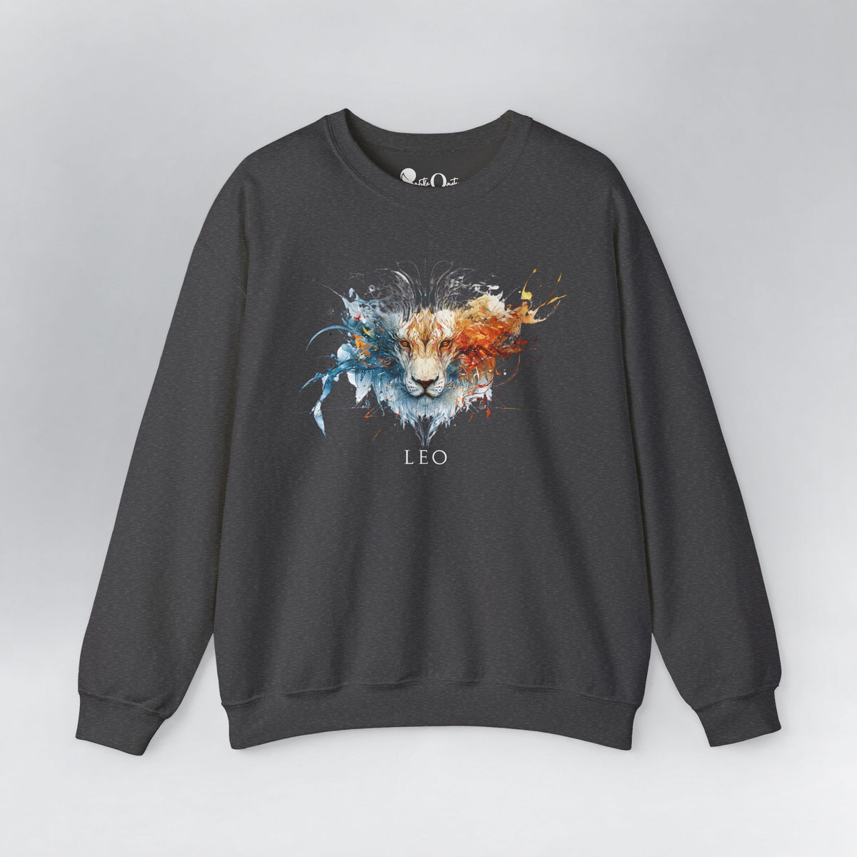 Leo Lion Zodiac Sweatshirt Dark Heather Sweatshirt
