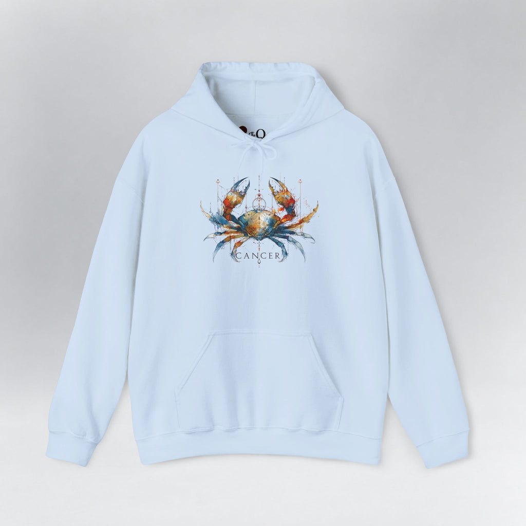 Cancer Crab Zodiac Hoodie Light Blue Hoodie