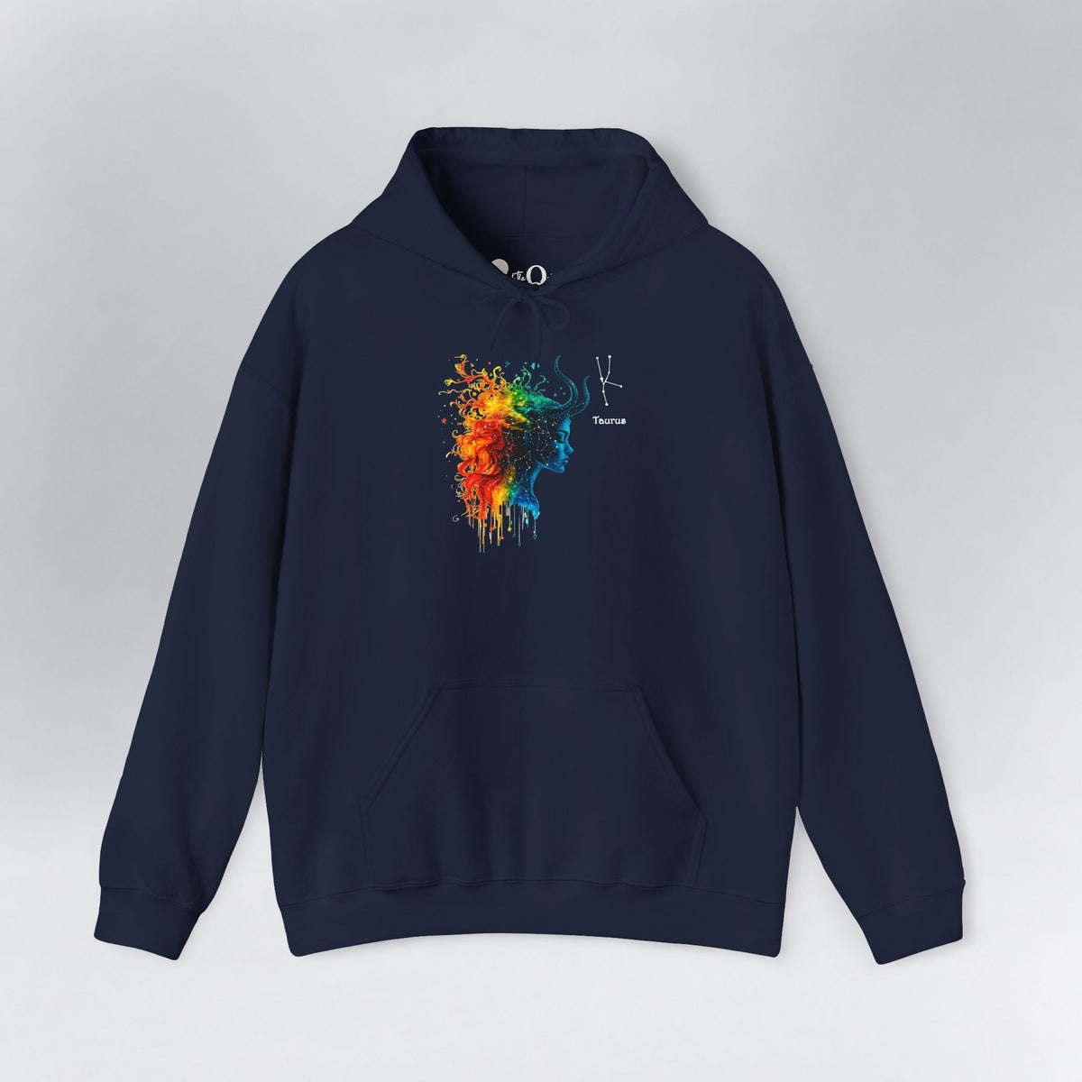 Taurus Zodiac Hoodie Navy Hoodie