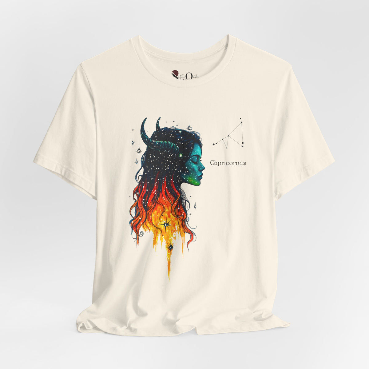 Capricorn Zodiac T-Shirt Natural T-Shirt