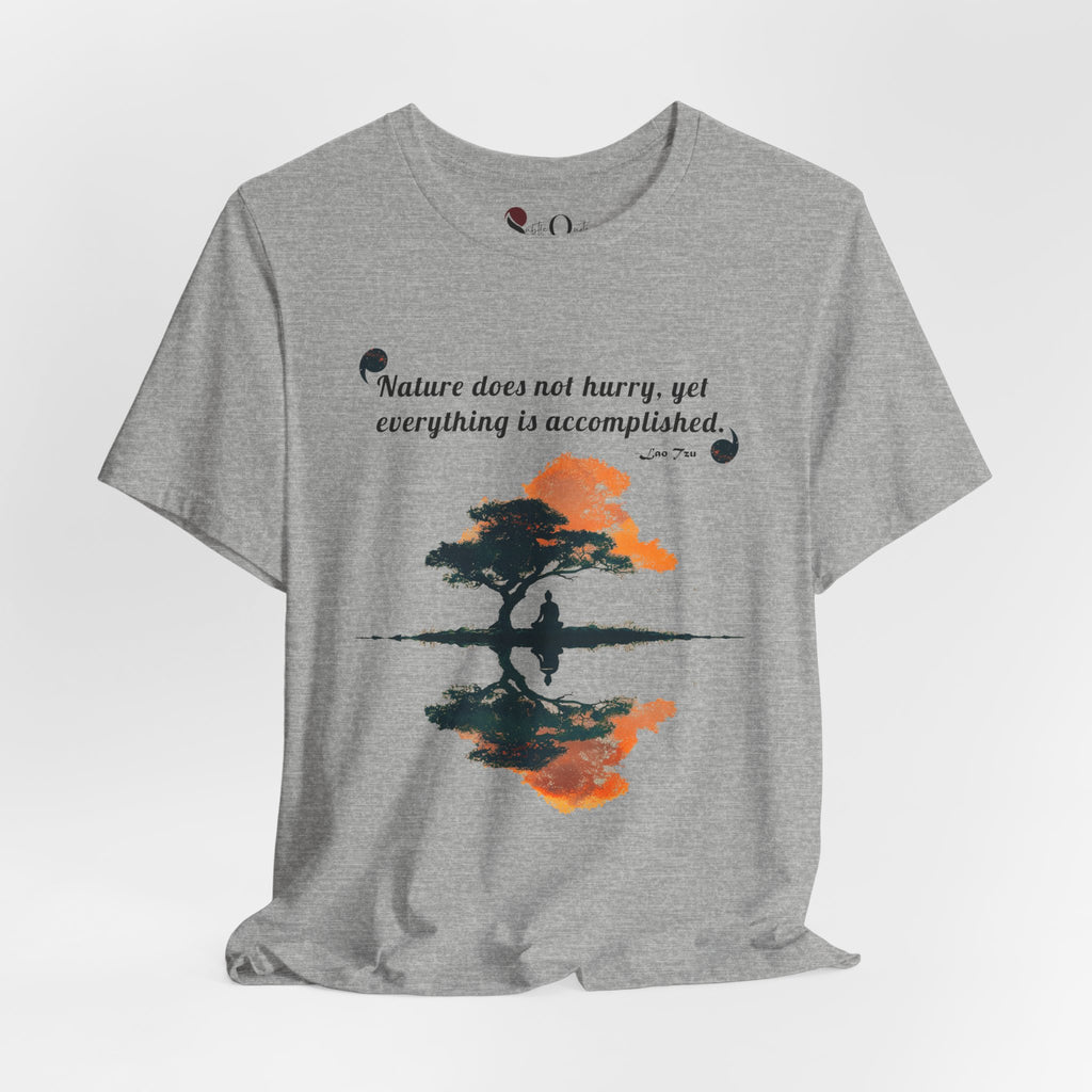 Accomplished Stillness | Lao Tzu Athletic Heather T-Shirt