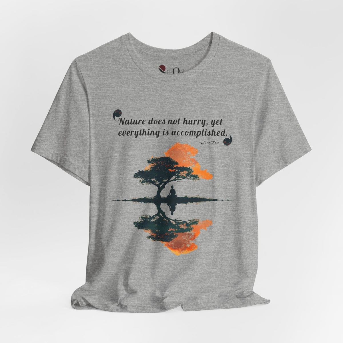 Accomplished Stillness | Lao Tzu Athletic Heather T-Shirt