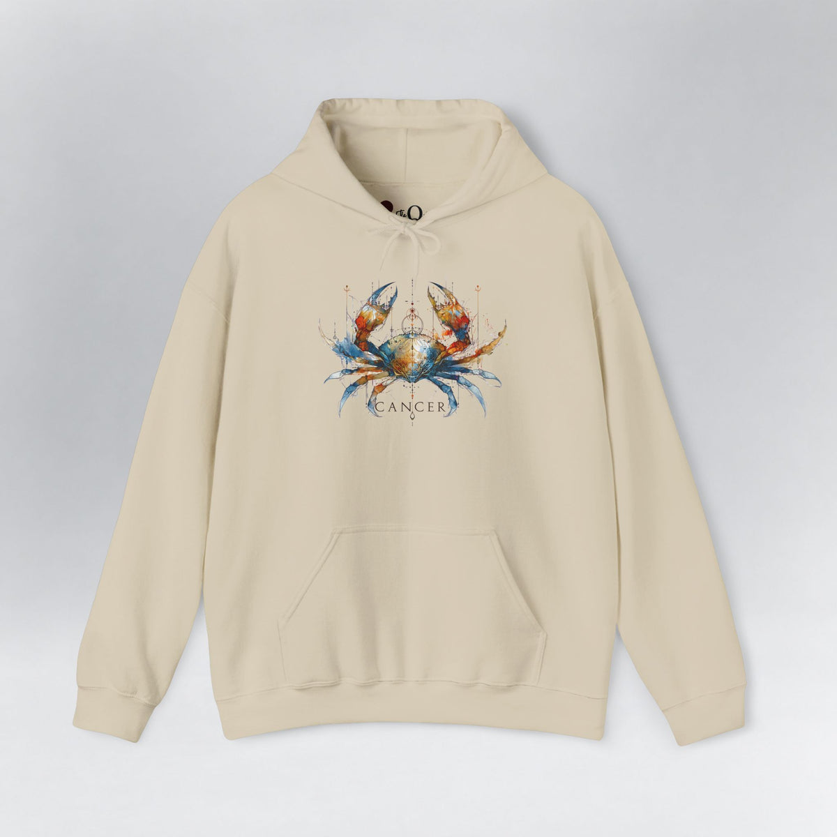 Cancer Crab Zodiac Hoodie Sand Hoodie