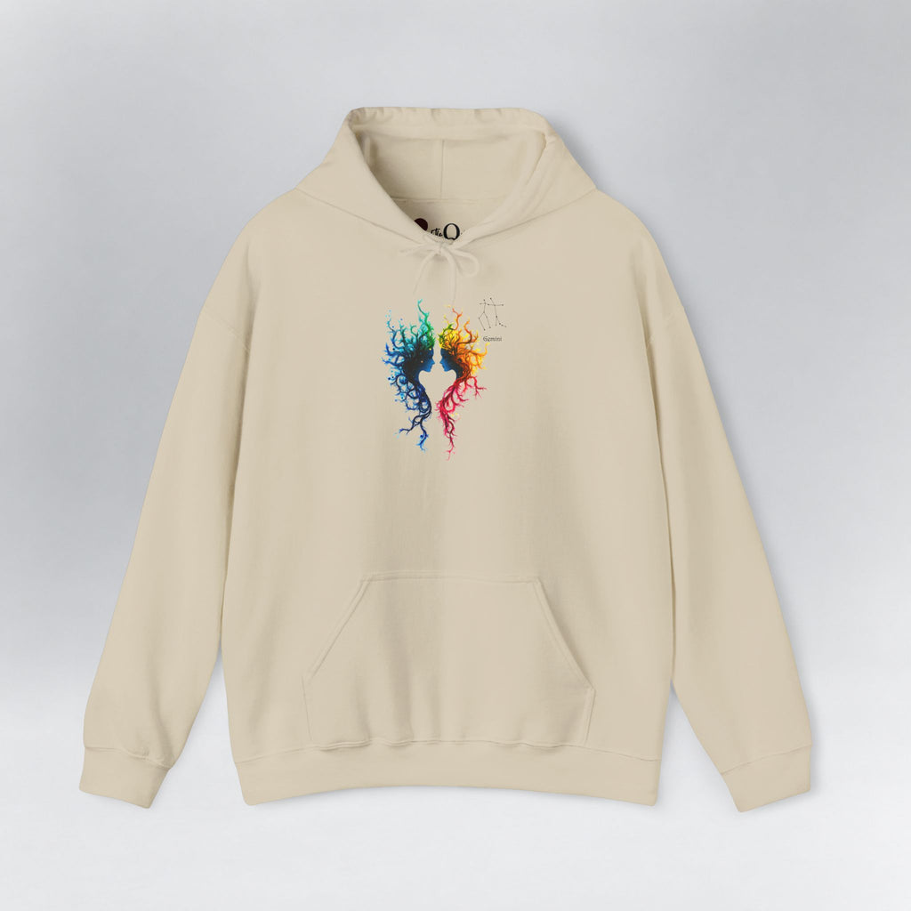 Gemini Zodiac Hoodie Sand Hoodie