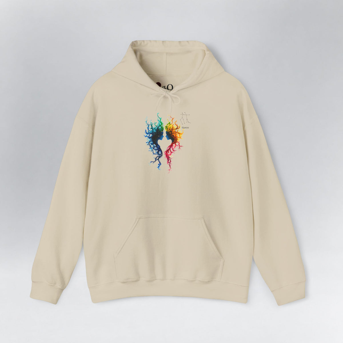 Gemini Zodiac Hoodie Sand Hoodie