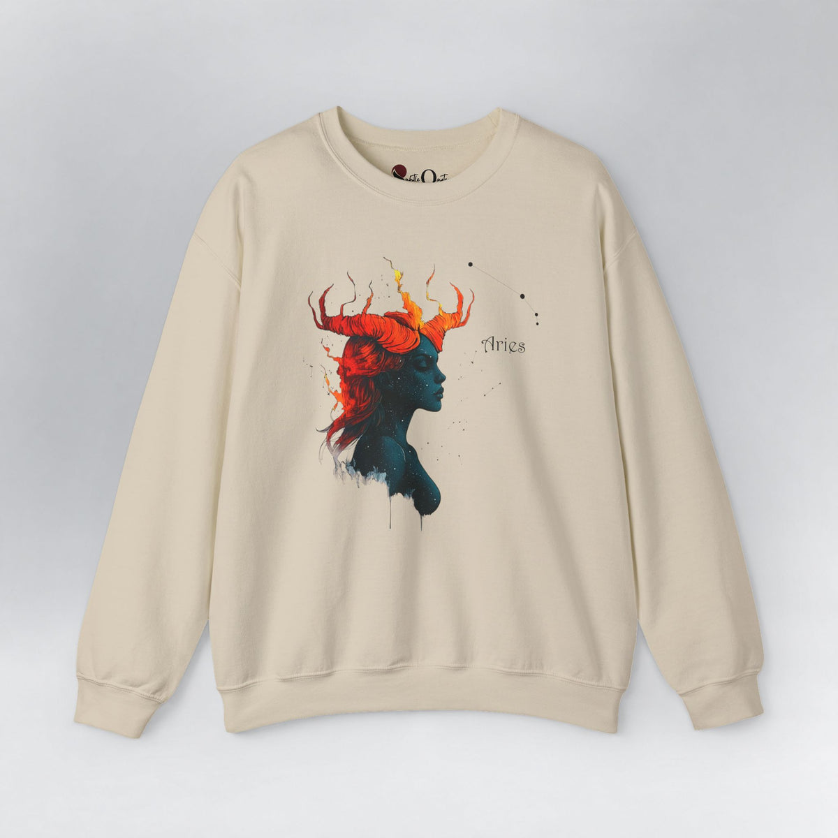 Aries I Zodiac Sweatshirt Sand Sweatshirt