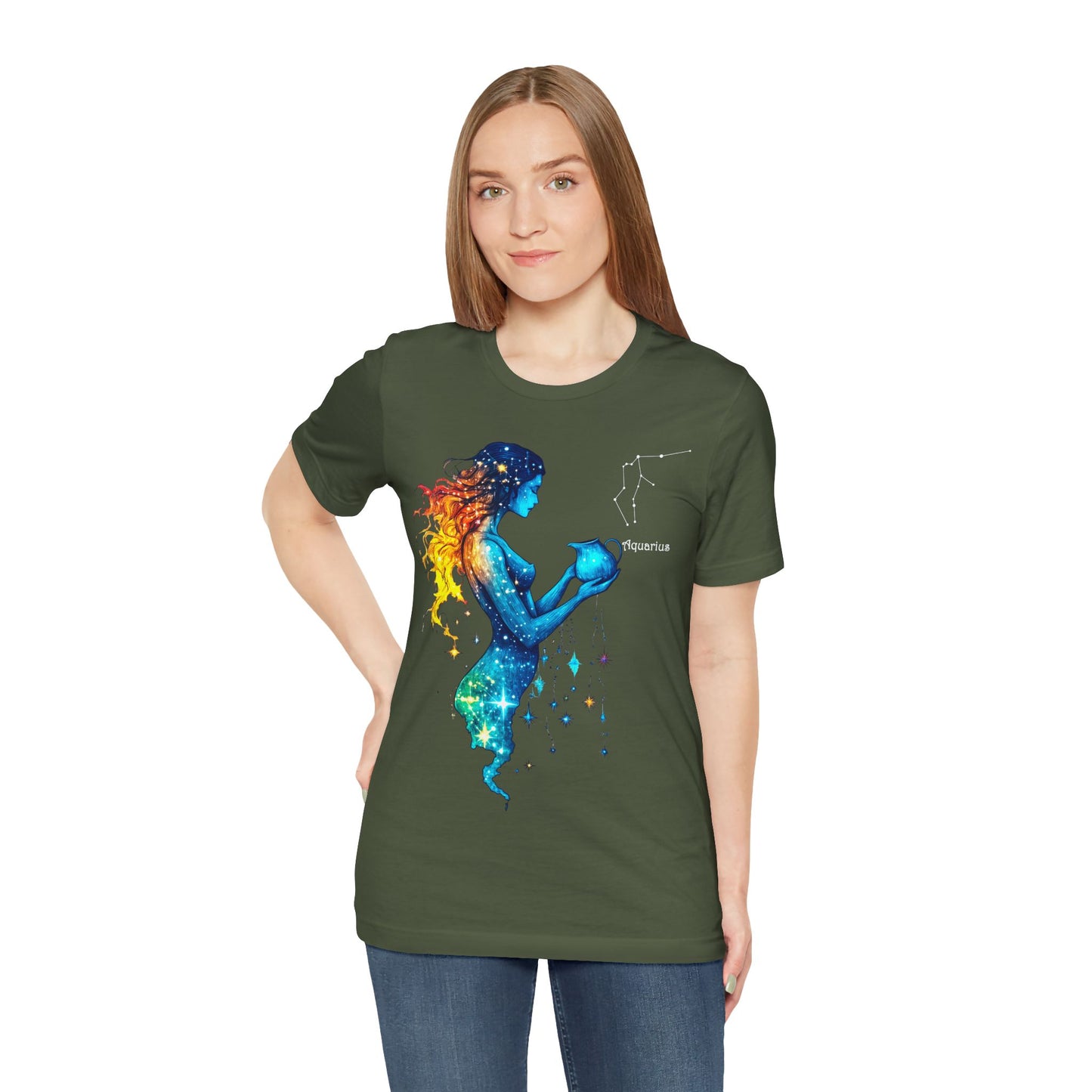 Aquarius Dark | Zodiac T-Shirt