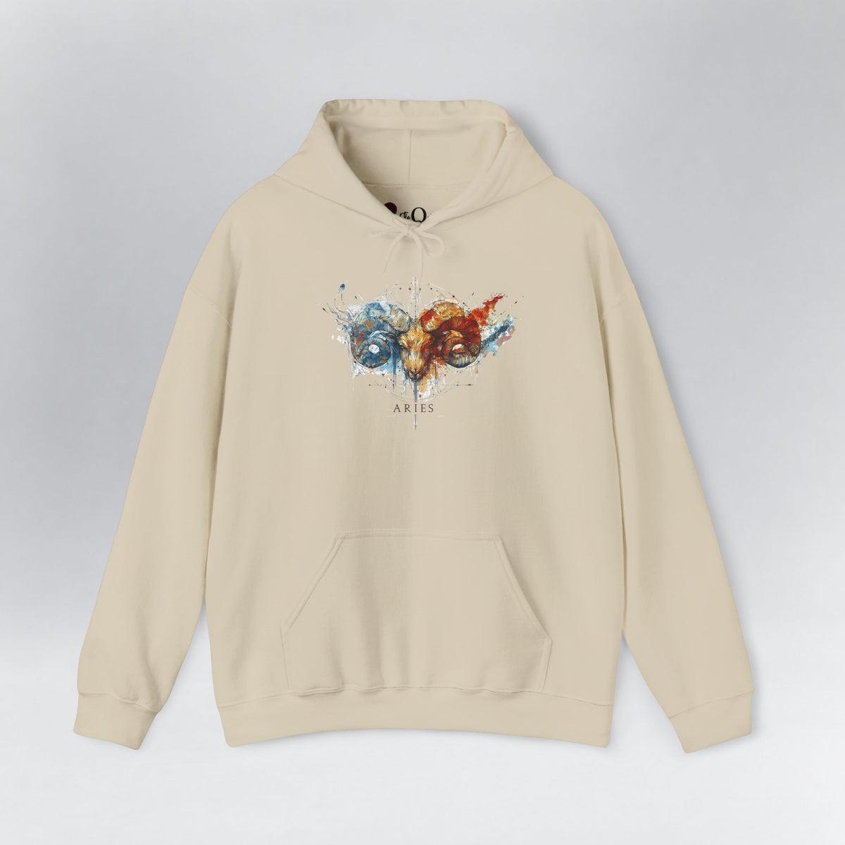 Aries Ram Zodiac Hoodie Sand Hoodie