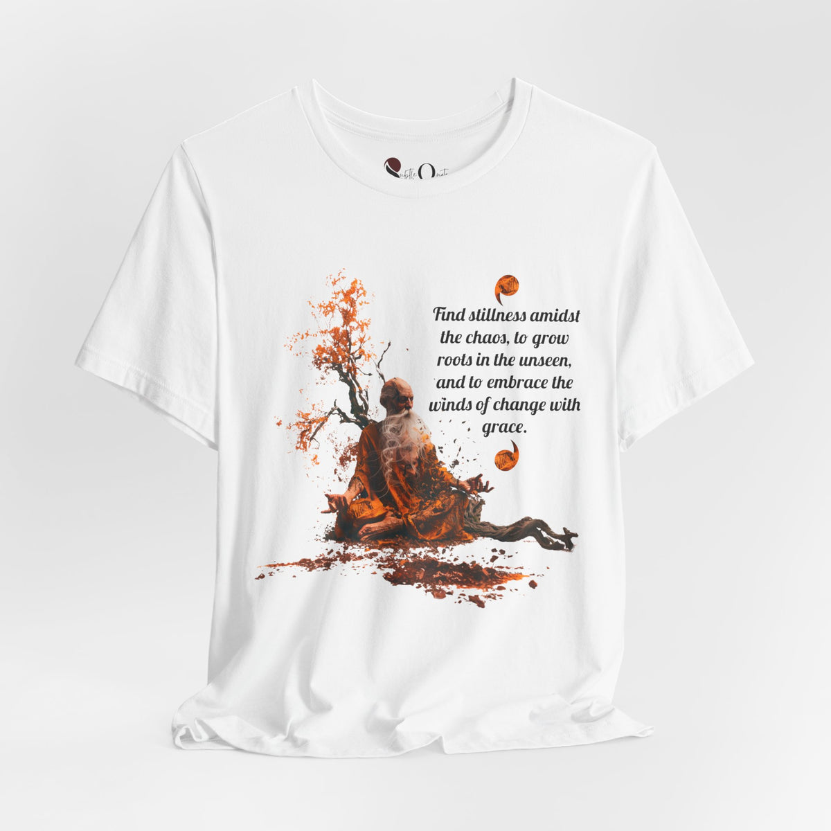 Stillness in Chaos White T-Shirt