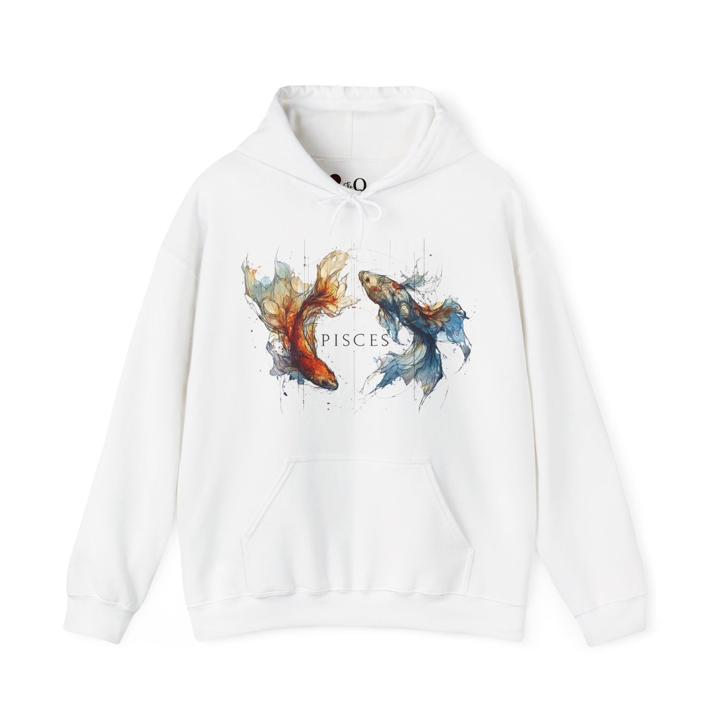 Pisces Koi Fish Heavy Blend™ Hoodie  | Zodiac Line