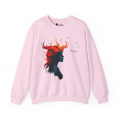 Aries I Heavy Blend™ Crewneck Sweatshirt | Zodiac Line