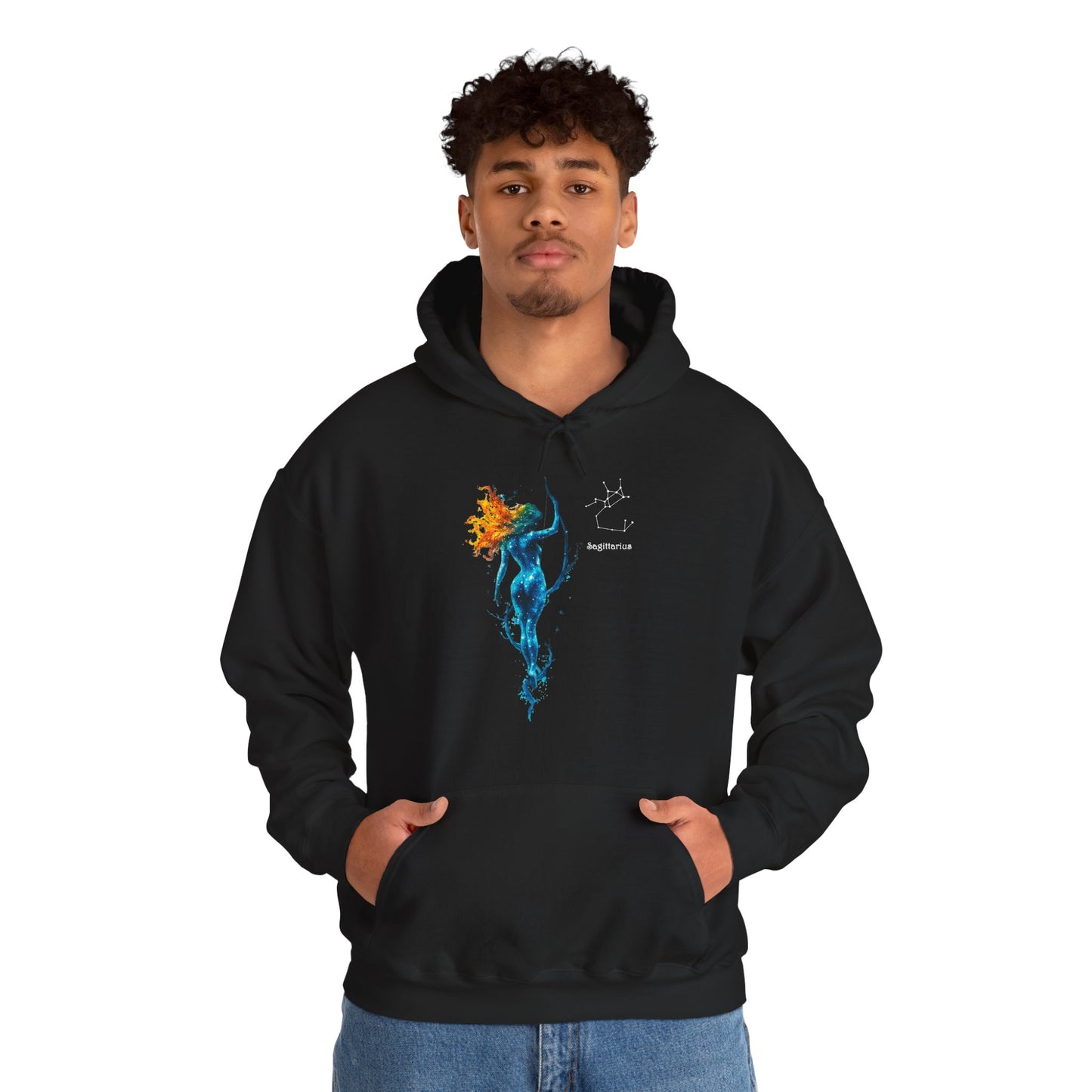 Sagittarius Heavy Blend™ Hoodie  | Zodiac Line