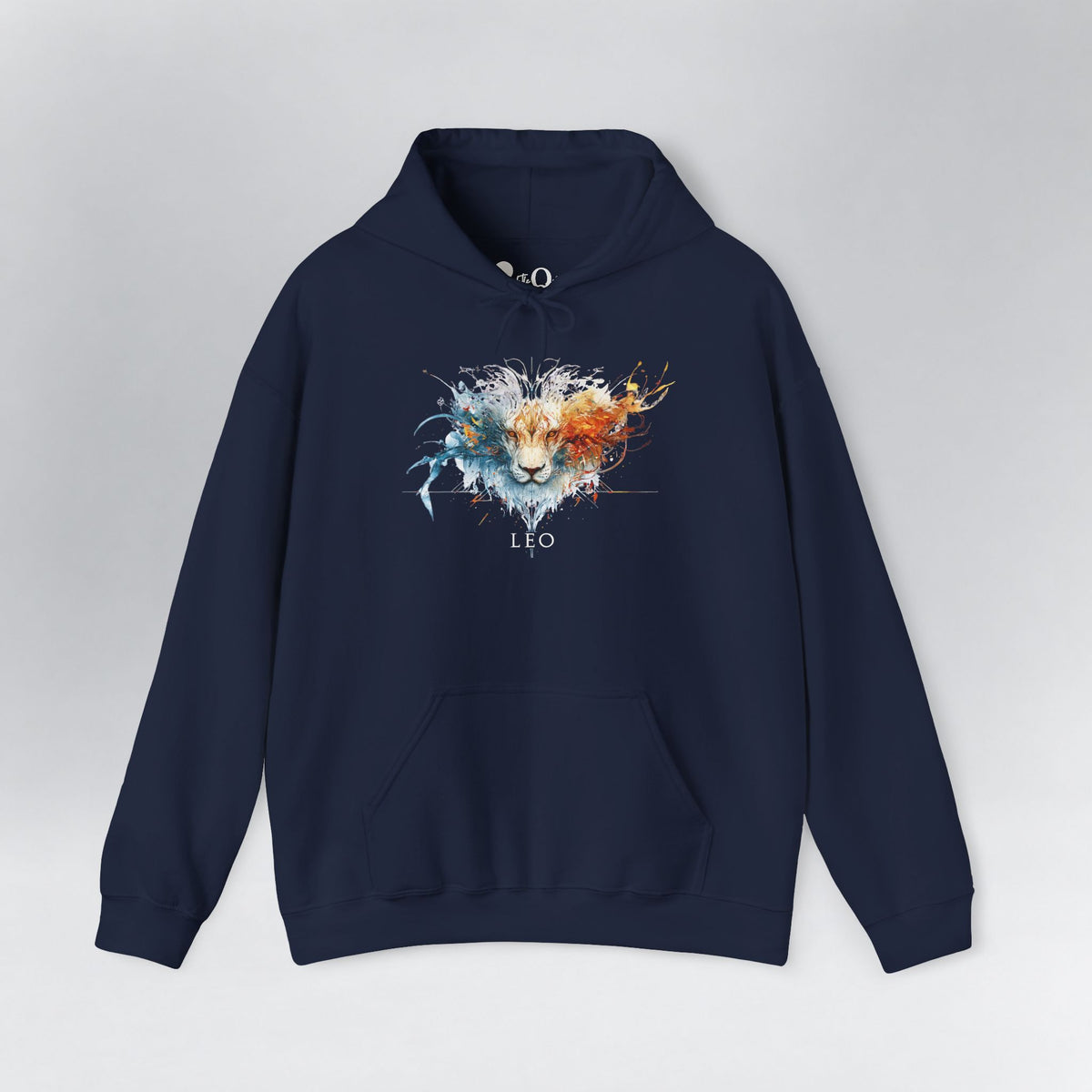 Leo Lion Zodiac Hoodie Navy Hoodie