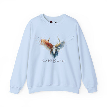 Capricorn Ibex Heavy Blend™ Crewneck Sweatshirt | Zodiac Line