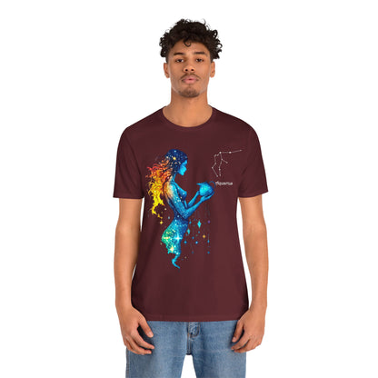Aquarius Dark | Zodiac T-Shirt