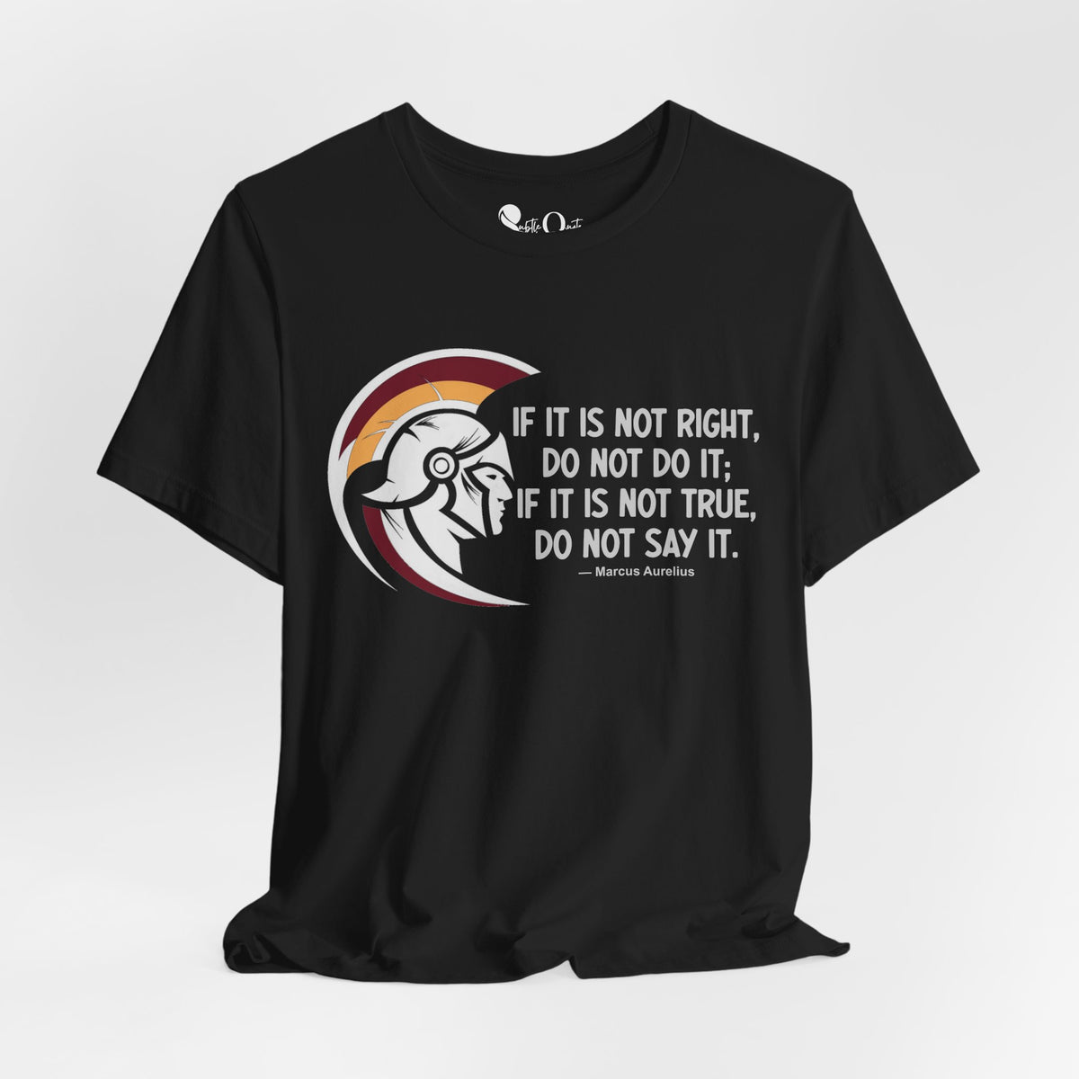 Stoic Standard | Marcus Aurelius Black T-Shirt