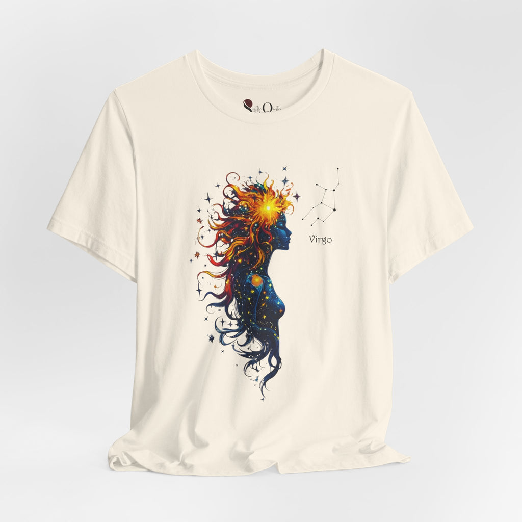 Virgo Goddess Astraea Zodiac T-Shirt Natural T-Shirt