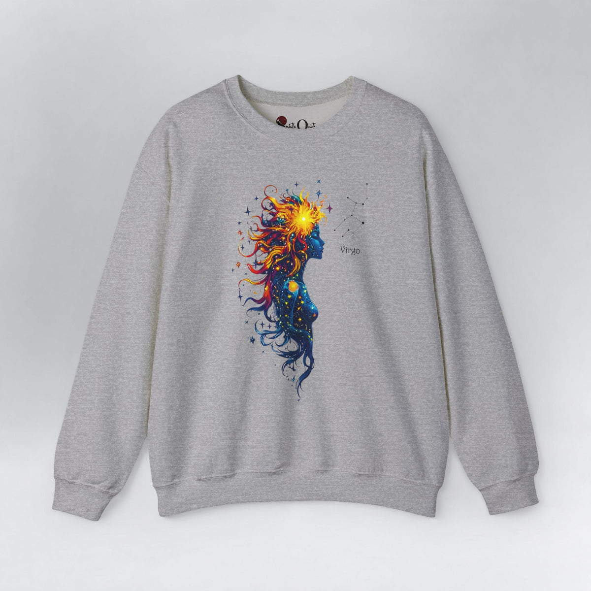 Virgo Goddess Astraea Zodiac Sweatshirt Sport Grey Sweatshirt