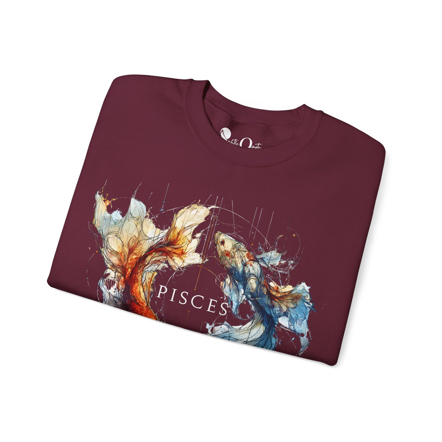 Pisces Koi Fish Heavy Blend™ Crewneck Sweatshirt | Zodiac Line