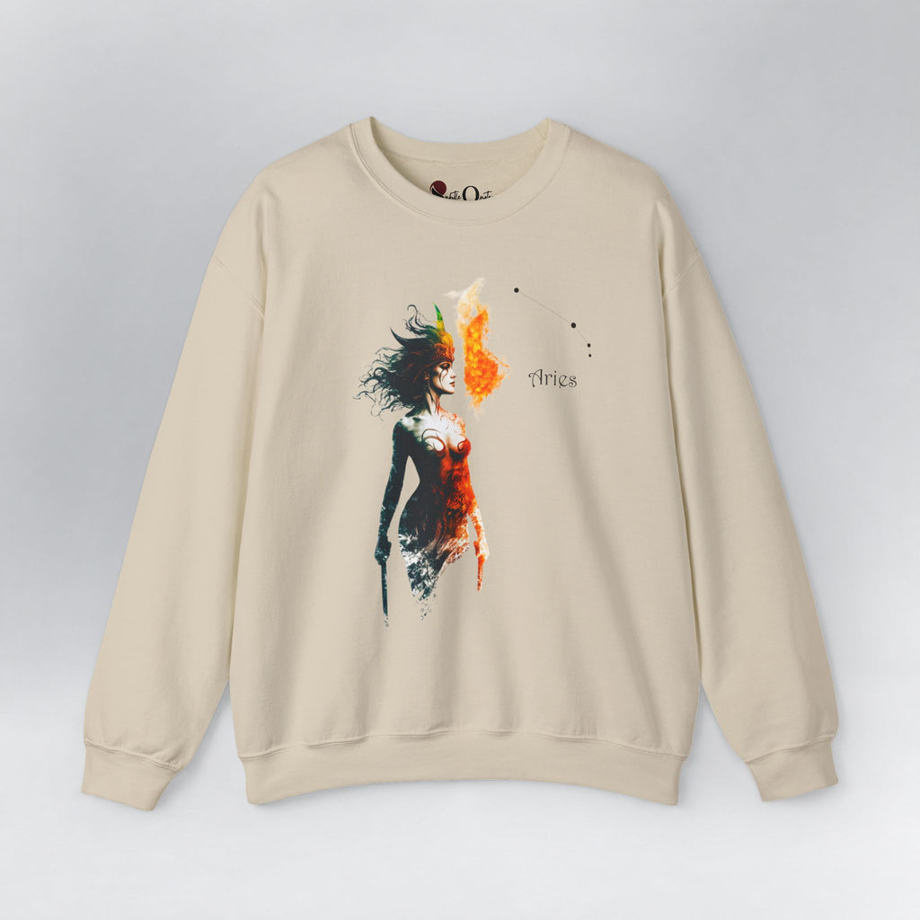 Aries Zodiac Sweatshirt Sand Sweatshirt
