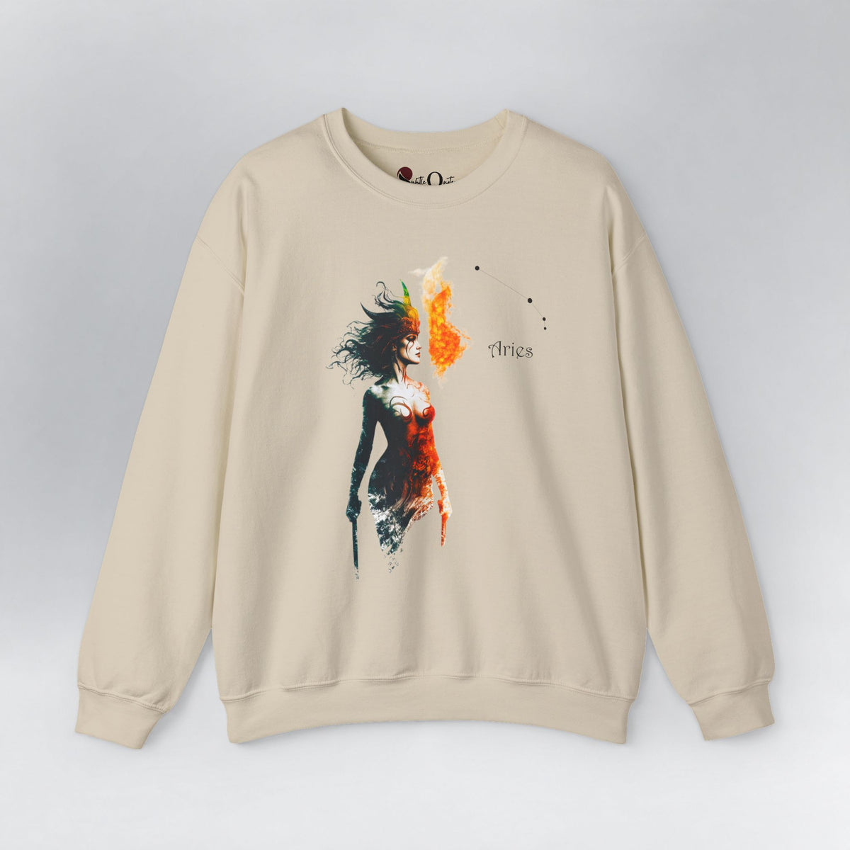 Aries Zodiac Sweatshirt Sand Sweatshirt