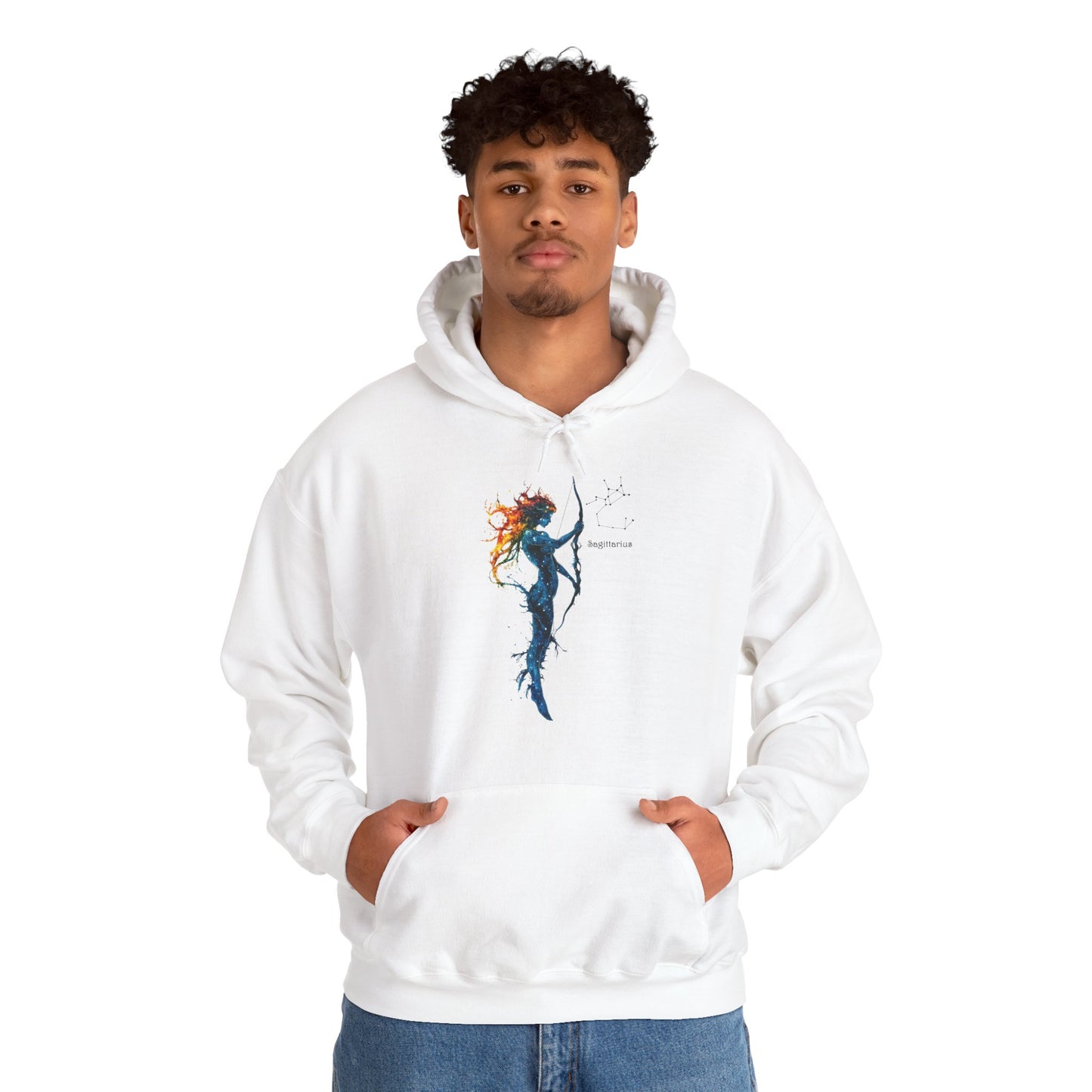 Sagittarius I Heavy Blend™ Hoodie  | Zodiac Line