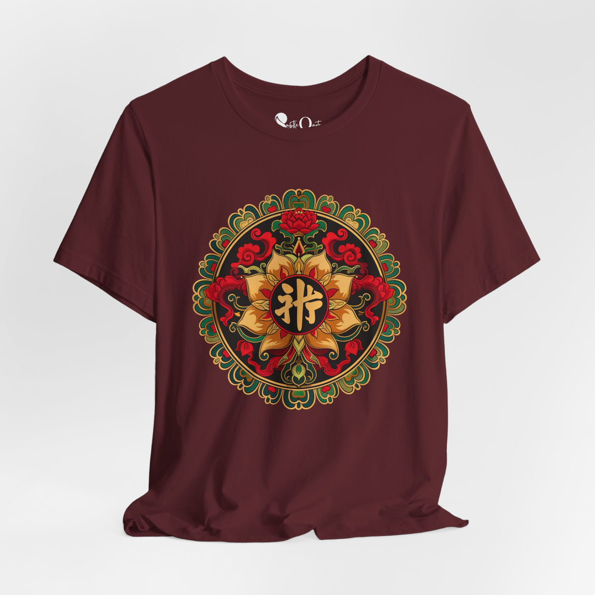 Sacred Balance Maroon T-Shirt