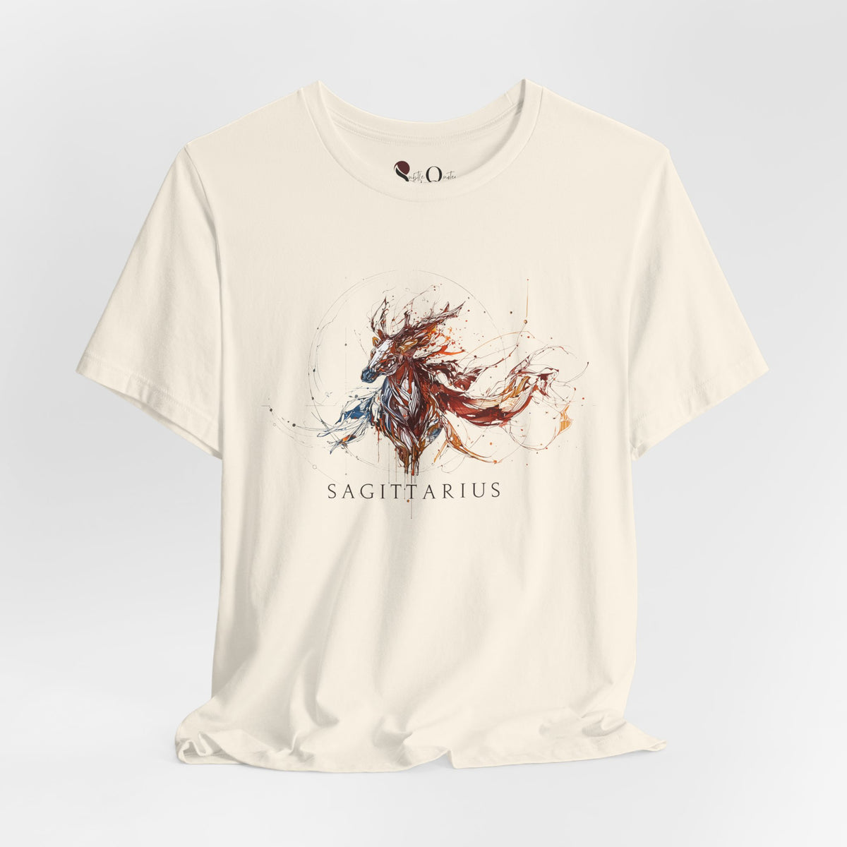 Sagittarius Horse Zodiac T-Shirt Natural T-Shirt