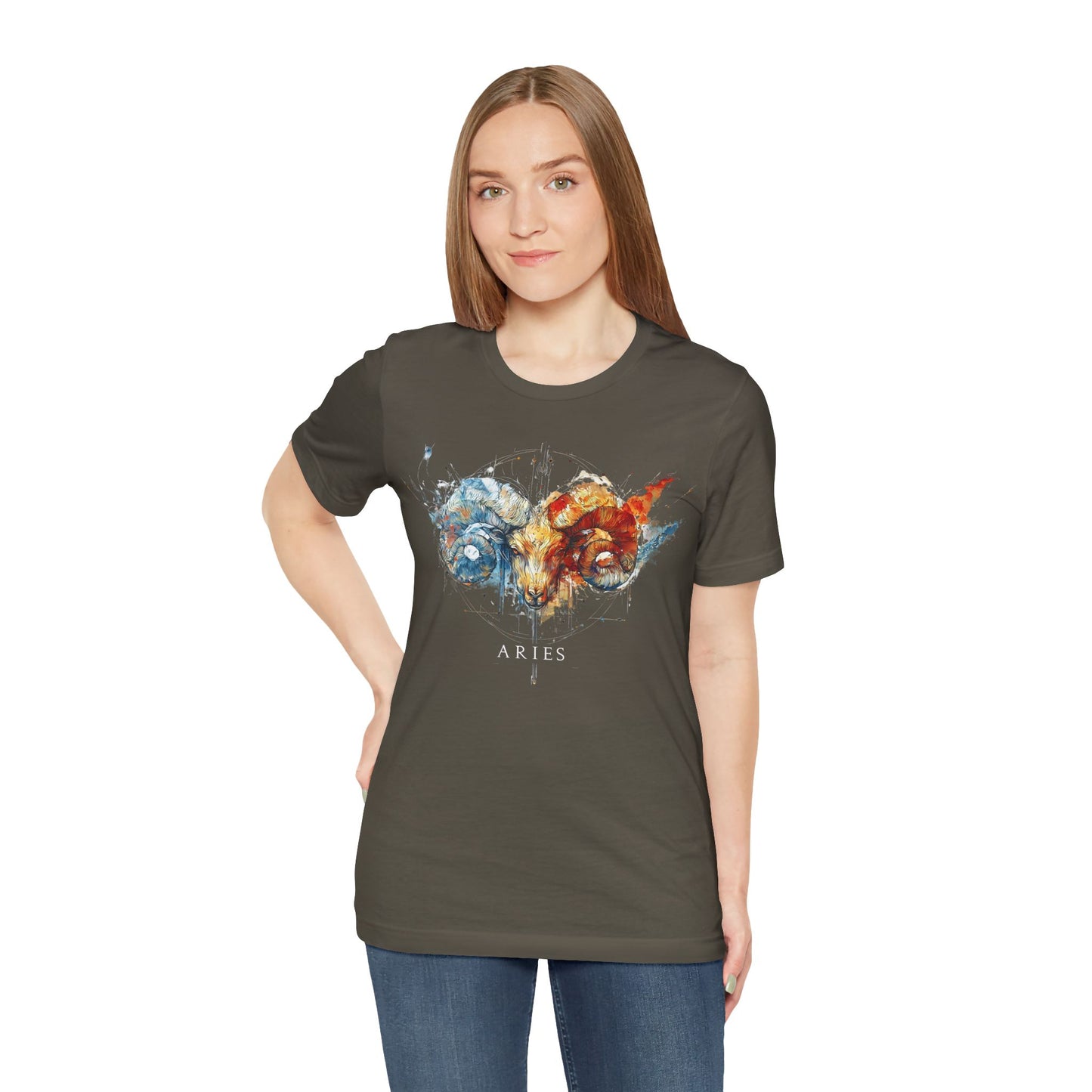 Aries Ram Dark | Zodiac Line