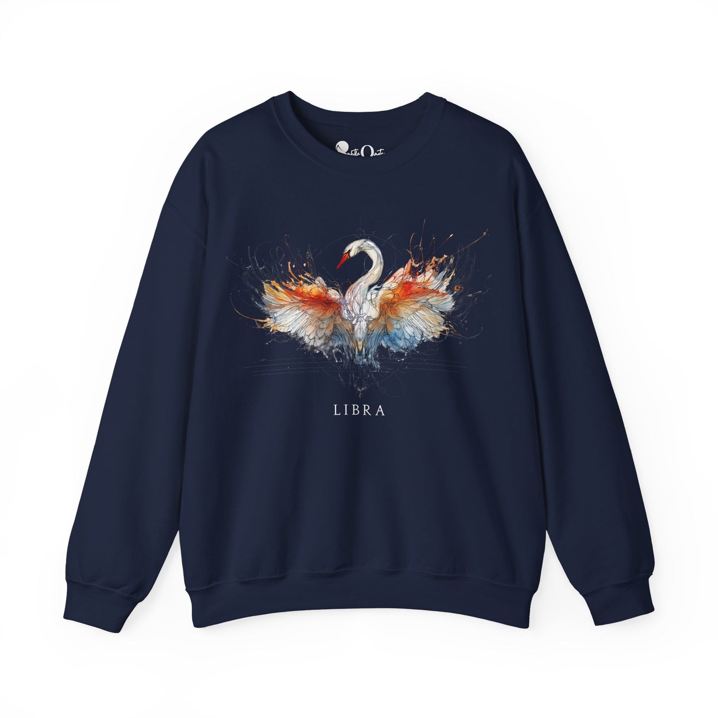 Libra Swan Heavy Blend™ Crewneck Sweatshirt | Zodiac Line