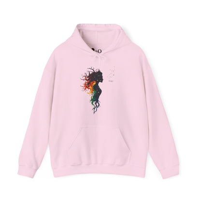 Virgo Heavy Blend™ Hoodie | Zodiac Line Light Pink Hoodie