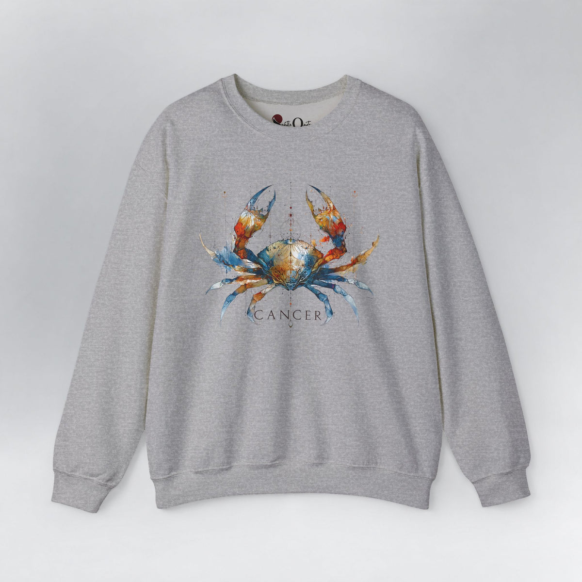 Cancer Crab Zodiac Sweatshirt Sport Grey Sweatshirt