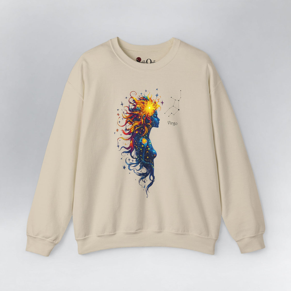 Virgo Goddess Astraea Zodiac Sweatshirt Sand Sweatshirt