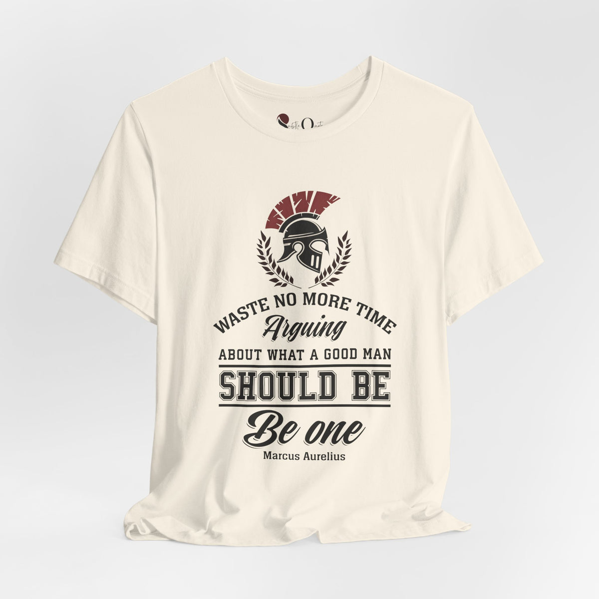 Waste No Time | Marcus Aurelius Natural T-Shirt