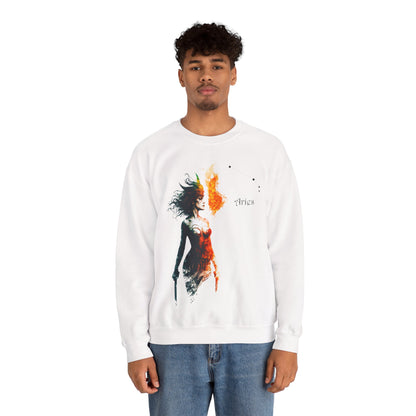 Aries Heavy Blend™ Crewneck Sweatshirt | Zodiac Line