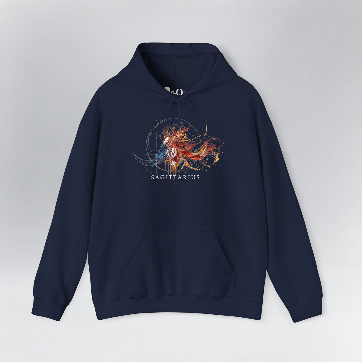 Sagittarius Horse Zodiac Hoodie Navy Hoodie