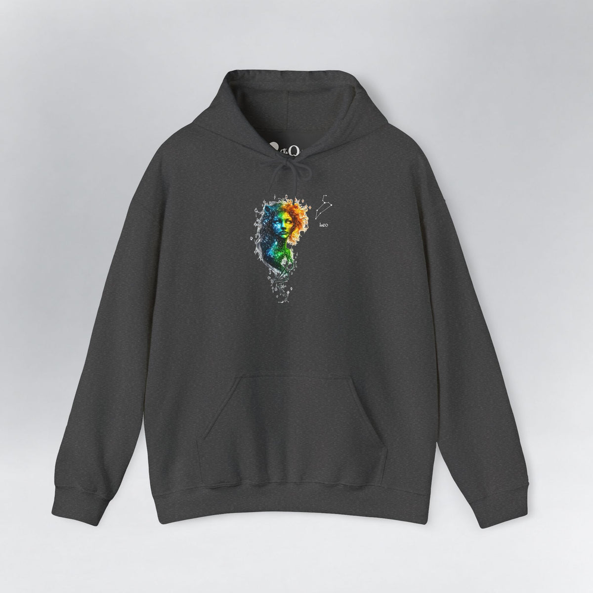 Leo I Zodiac Hoodie Dark Heather Hoodie