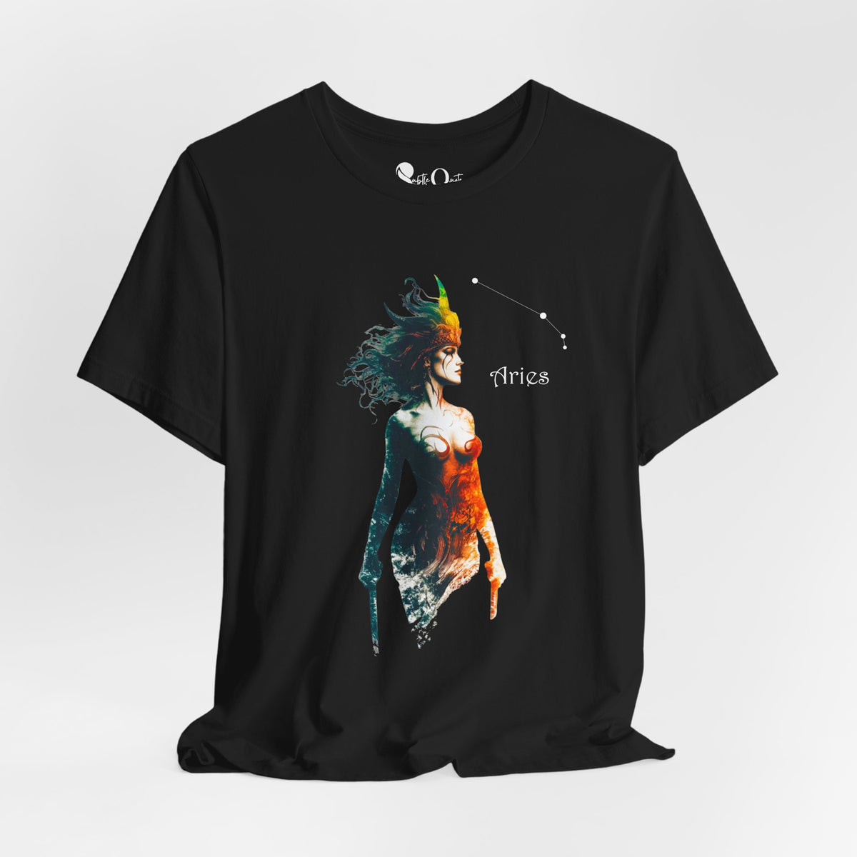 Aries Zodiac T-Shirt Black T-Shirt