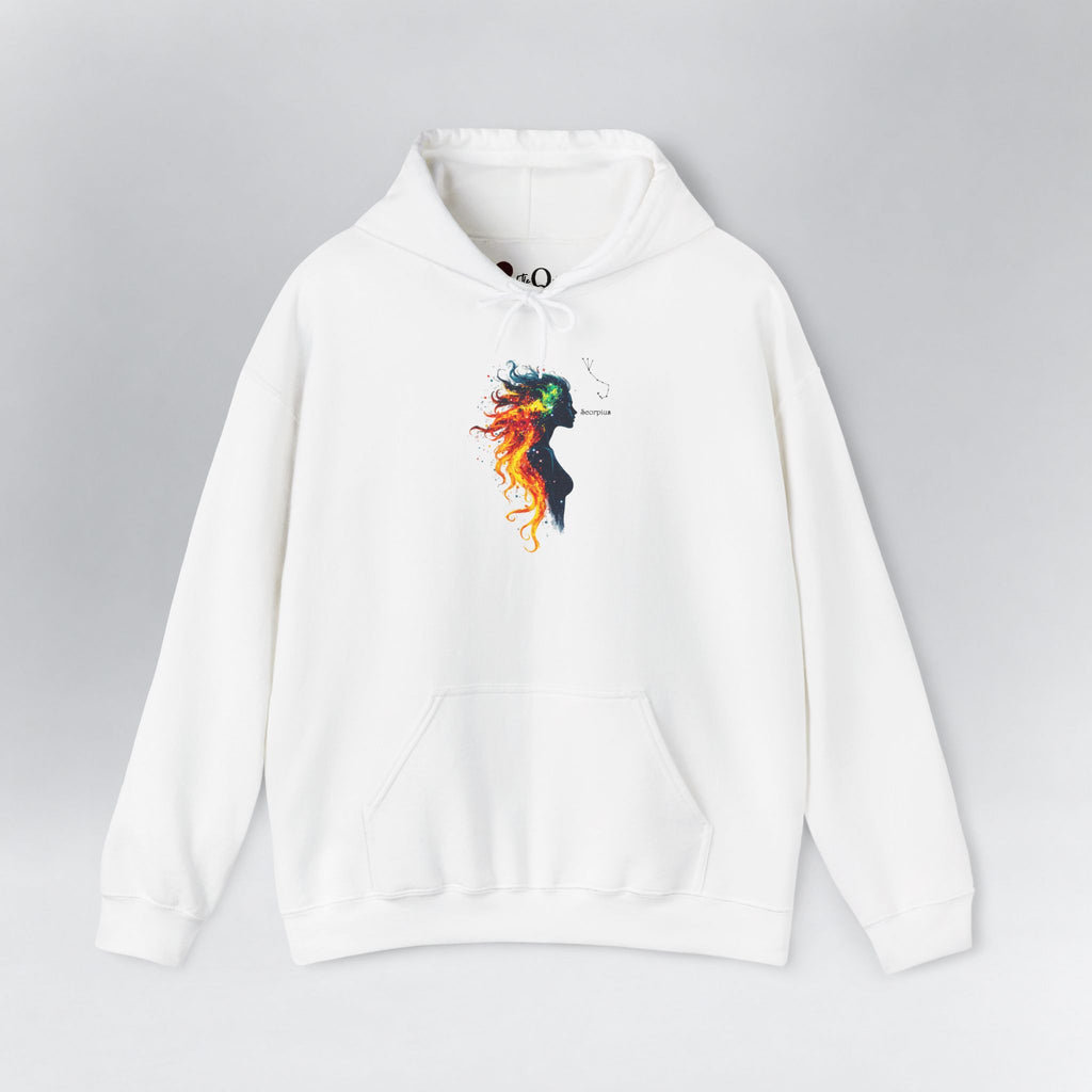 Scorpio Zodiac Hoodie White Hoodie