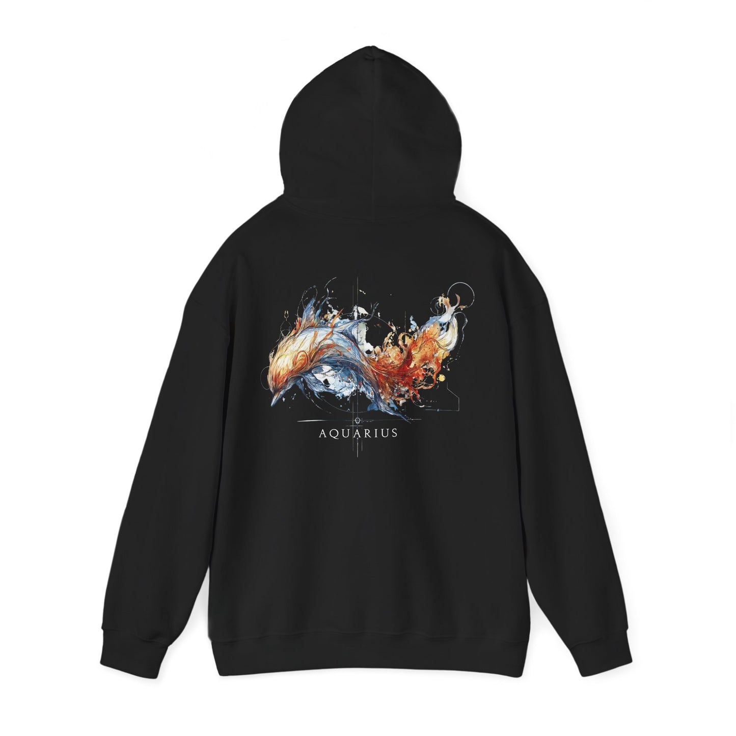 Aquarius Dolphin Zodiac Hoodie