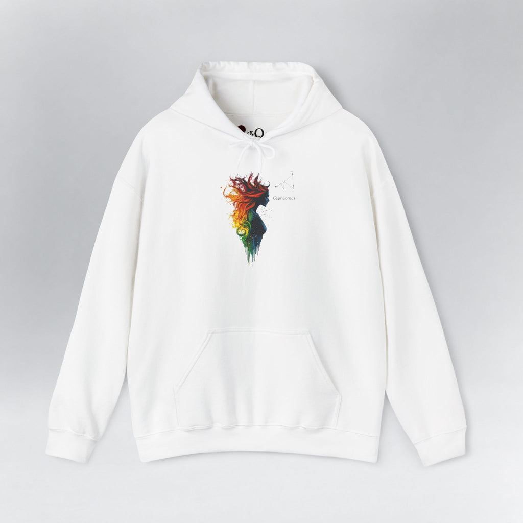 Capricorn Goddess Hestia Zodiac Hoodie White Hoodie