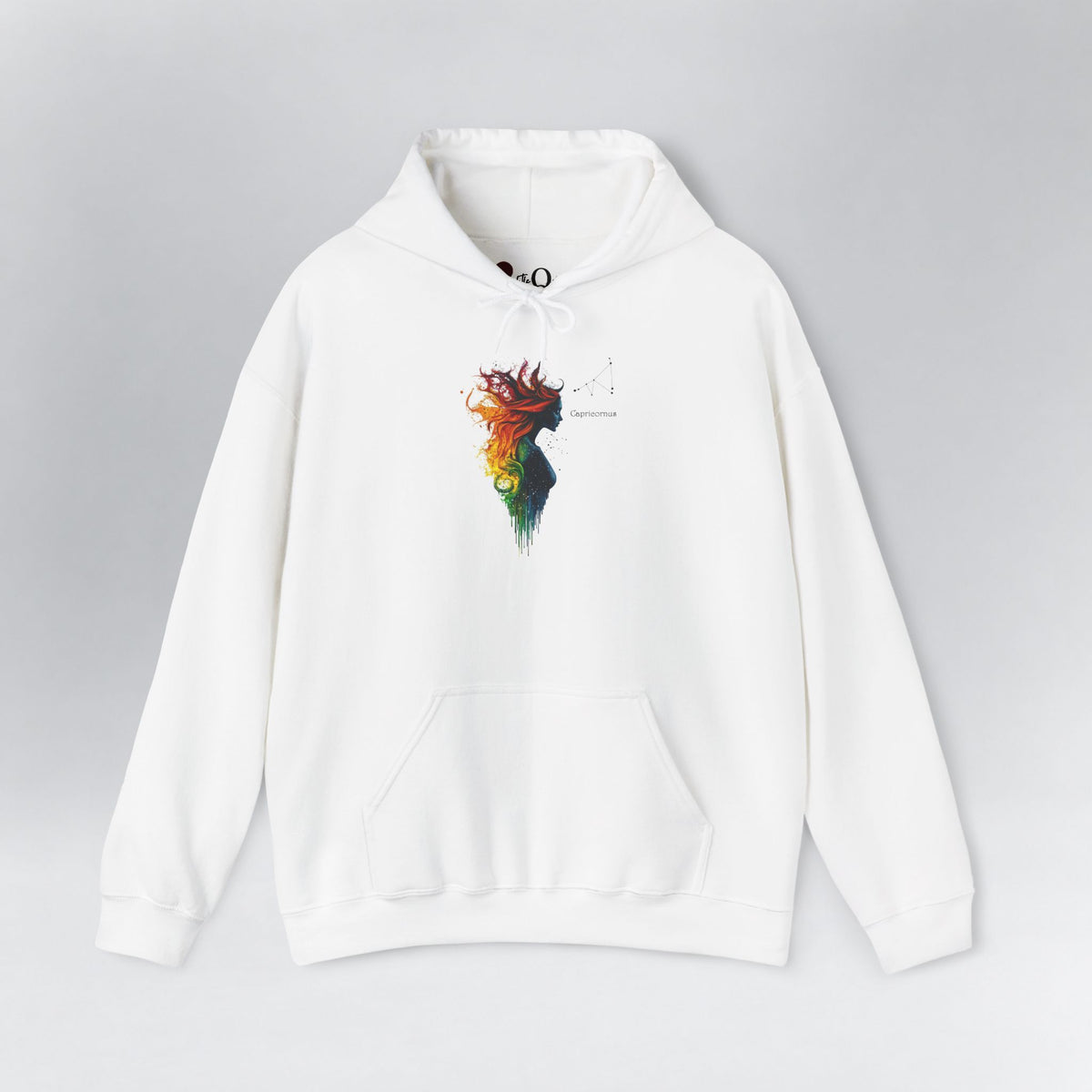 Capricorn Goddess Hestia Zodiac Hoodie White Hoodie