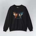 Gemini Hummingbird Zodiac Sweatshirt Black Sweatshirt