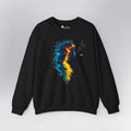 Leo I Zodiac Sweatshirt Black Sweatshirt
