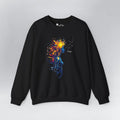 Virgo Goddess Astraea Zodiac Sweatshirt Black Sweatshirt