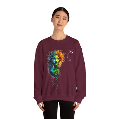 Leo Heavy Blend™ Crewneck Sweatshirt | Zodiac Line