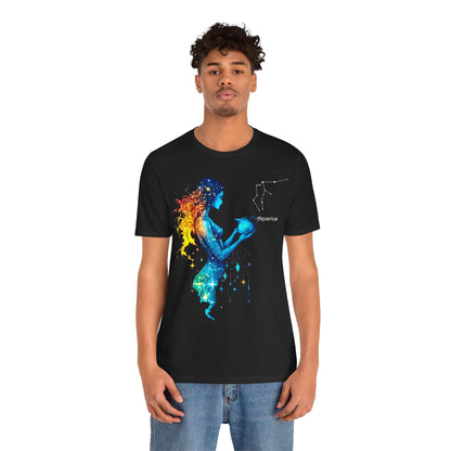 Aquarius Dark | Zodiac T-Shirt